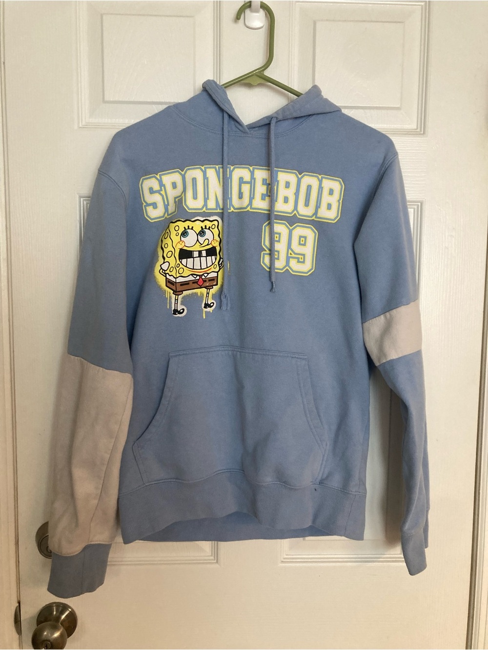 Nickelodeon Light Blue SpongeBob Pullover Hoodie